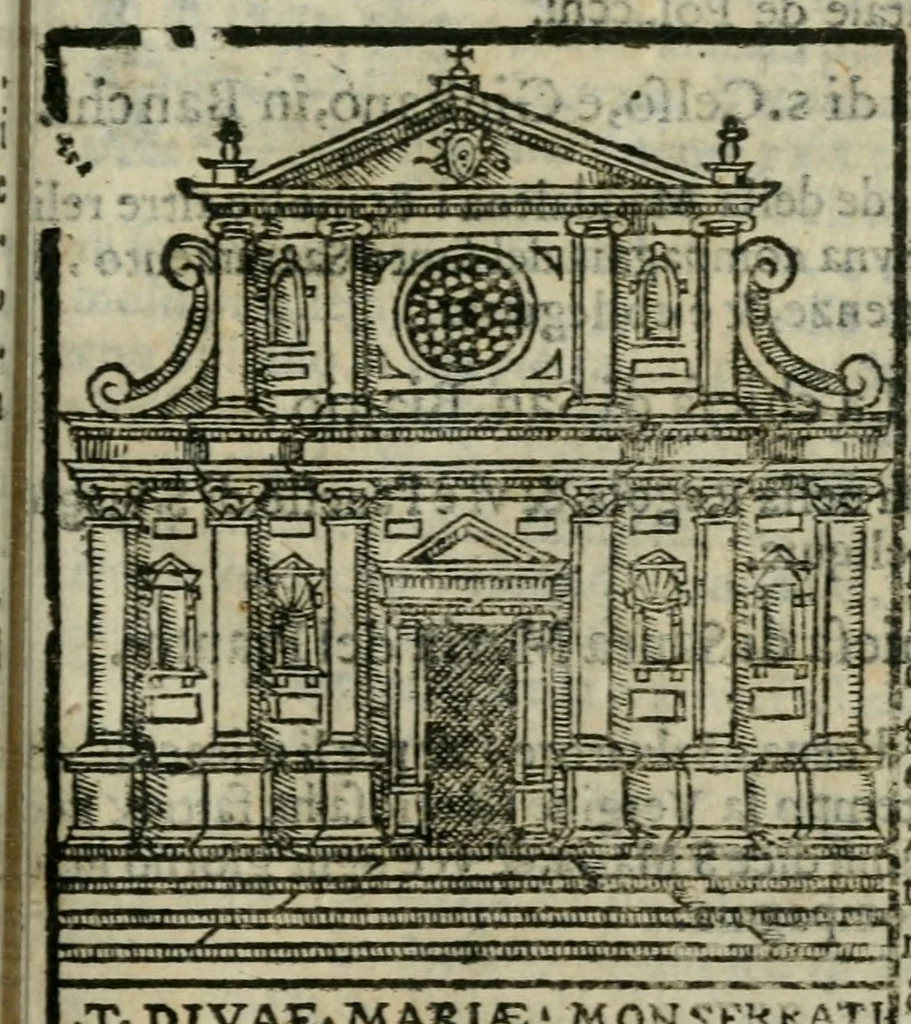 An illustration from Le cose maravigliose dell'alma citta di Roma : anfiteatro del mondo, 1600, leaf 106