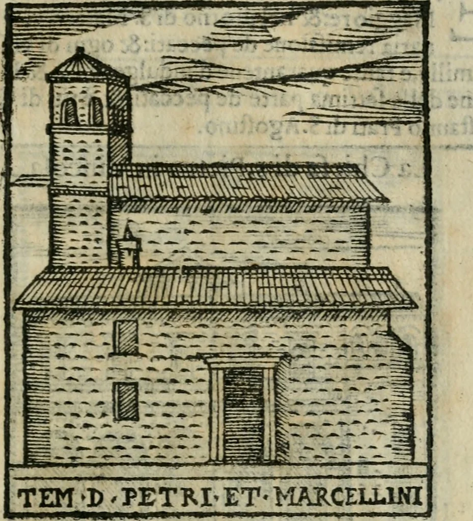 An illustration from Le cose maravigliose dell'alma citta di Roma : anfiteatro del mondo, 1600, leaf 120