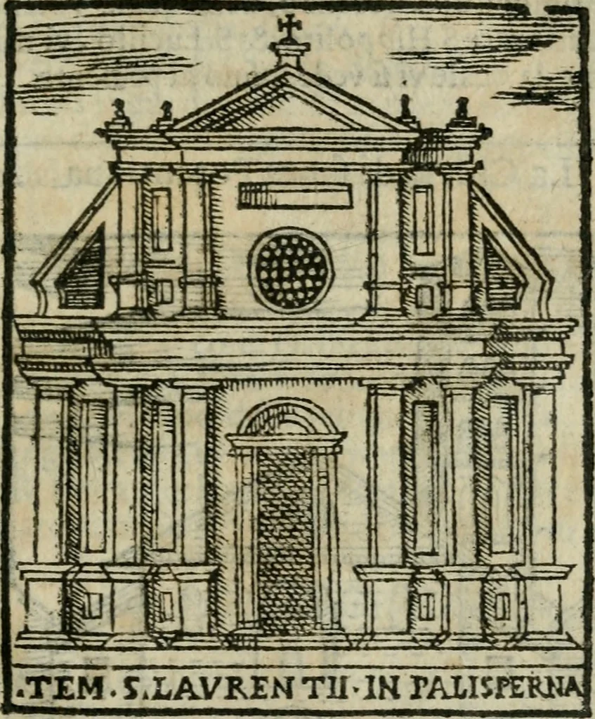 An illustration from Le cose maravigliose dell'alma citta di Roma : anfiteatro del mondo, 1600, leaf 122