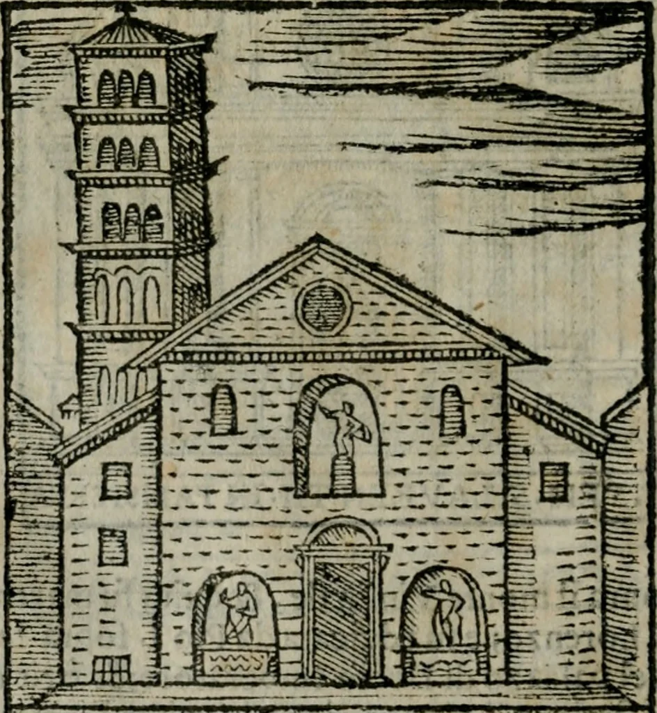 An illustration from Le cose maravigliose dell'alma citta di Roma : anfiteatro del mondo, 1600, leaf 123