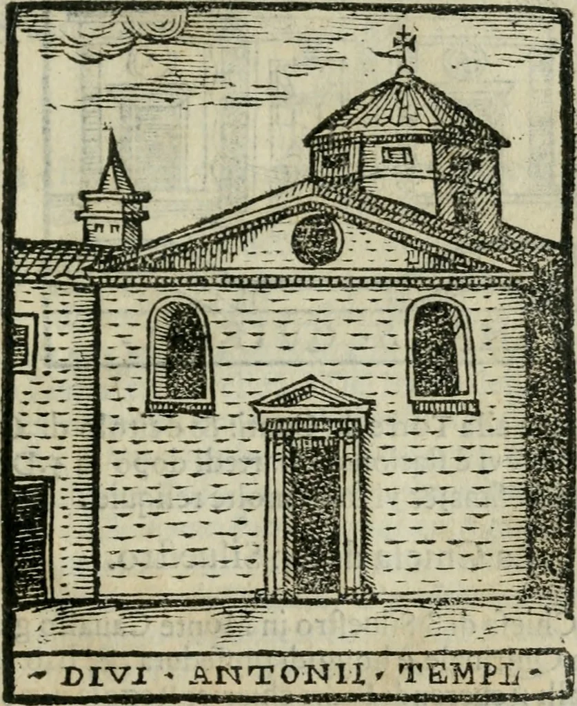 An illustration from Le cose maravigliose dell'alma citta di Roma : anfiteatro del mondo, 1600, leaf 128