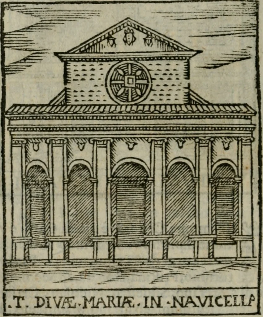 An illustration from Le cose maravigliose dell'alma citta di Roma : anfiteatro del mondo, 1600, leaf 141