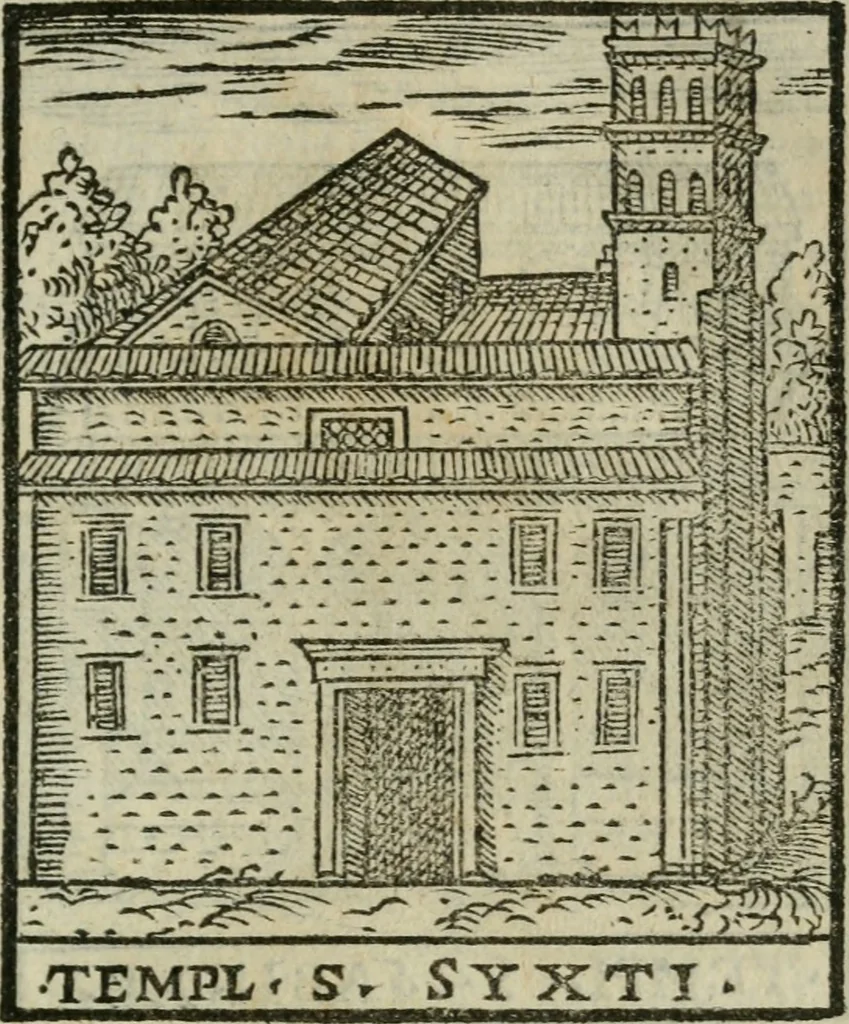 An illustration from Le cose maravigliose dell'alma citta di Roma : anfiteatro del mondo, 1600, leaf 144