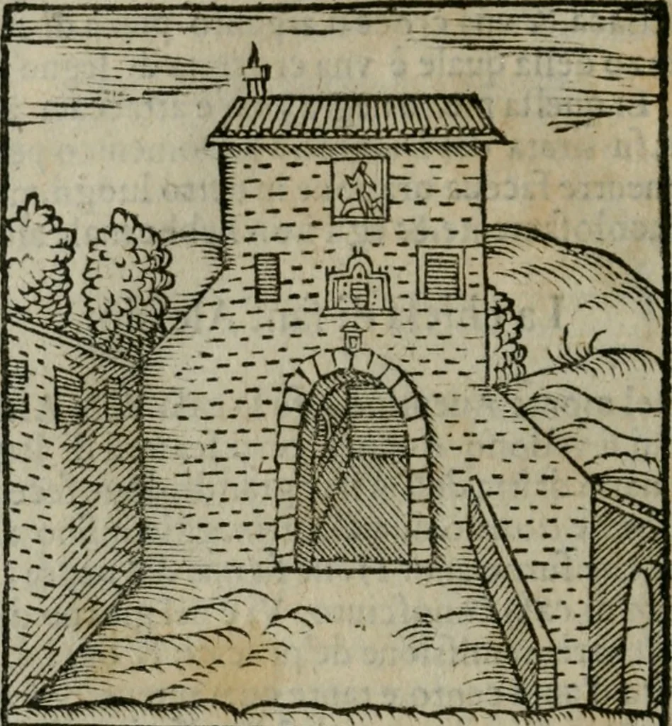 An illustration from Le cose maravigliose dell'alma citta di Roma : anfiteatro del mondo, 1600, leaf 147