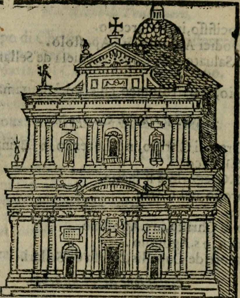 An illustration from Le cose maravigliose dell'alma citta di Roma : anfiteatro del mondo, 1600, leaf 195