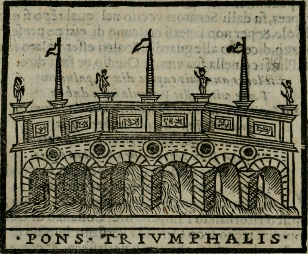 An illustration from Le cose maravigliose dell'alma citta di Roma : anfiteatro del mondo, 1600, leaf 211