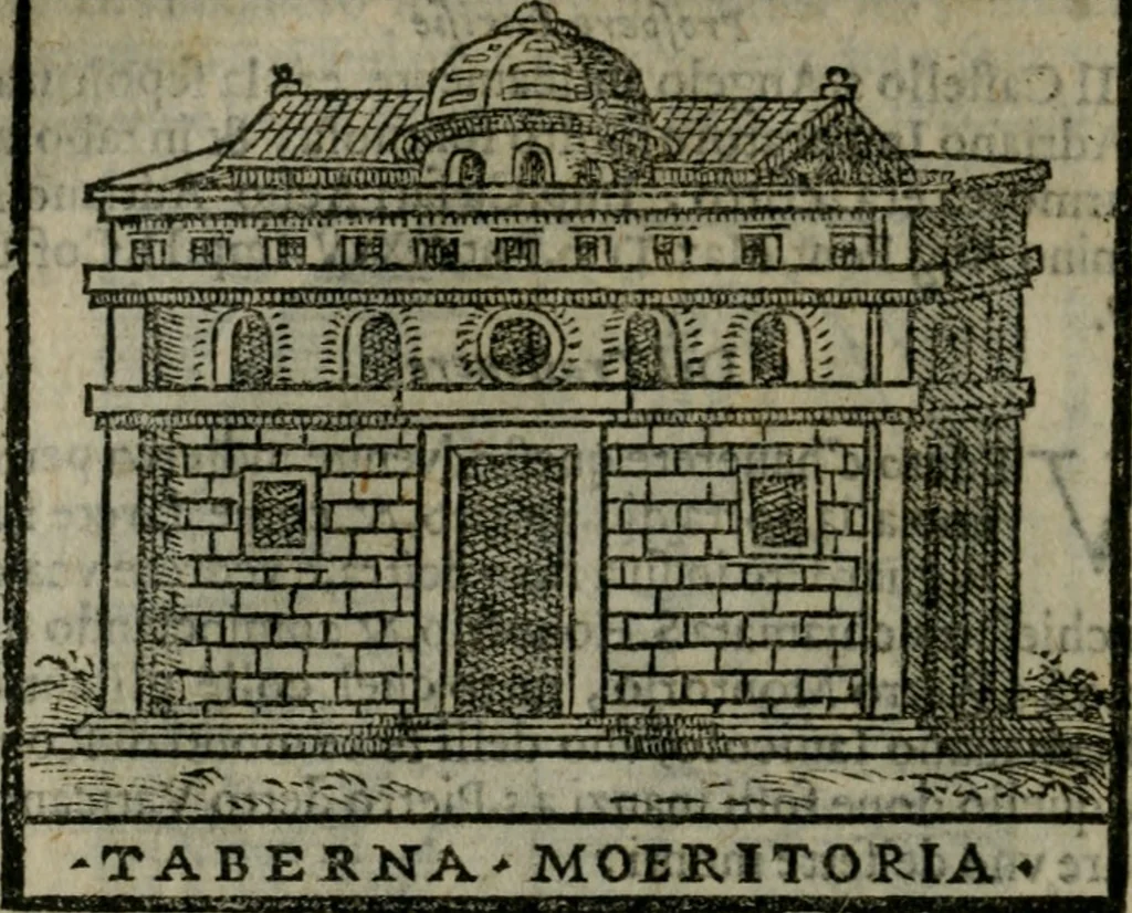 An illustration from Le cose maravigliose dell'alma citta di Roma : anfiteatro del mondo, 1600, leaf 215