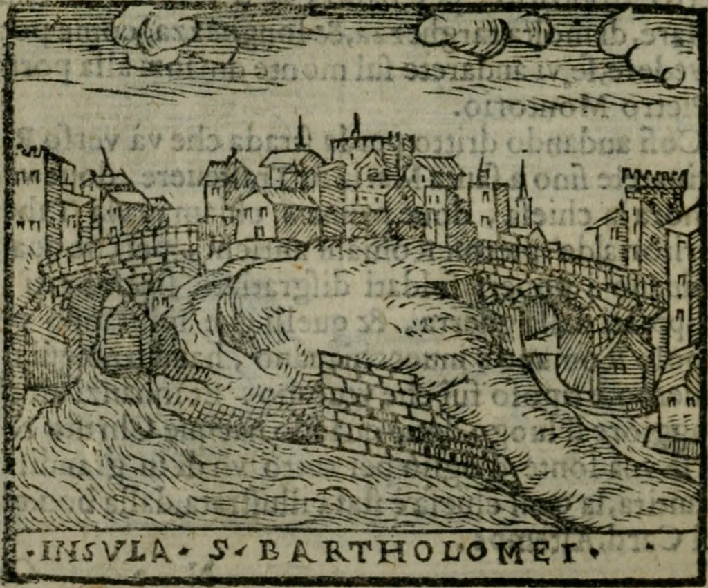 An illustration from Le cose maravigliose dell'alma citta di Roma : anfiteatro del mondo, 1600, leaf 215