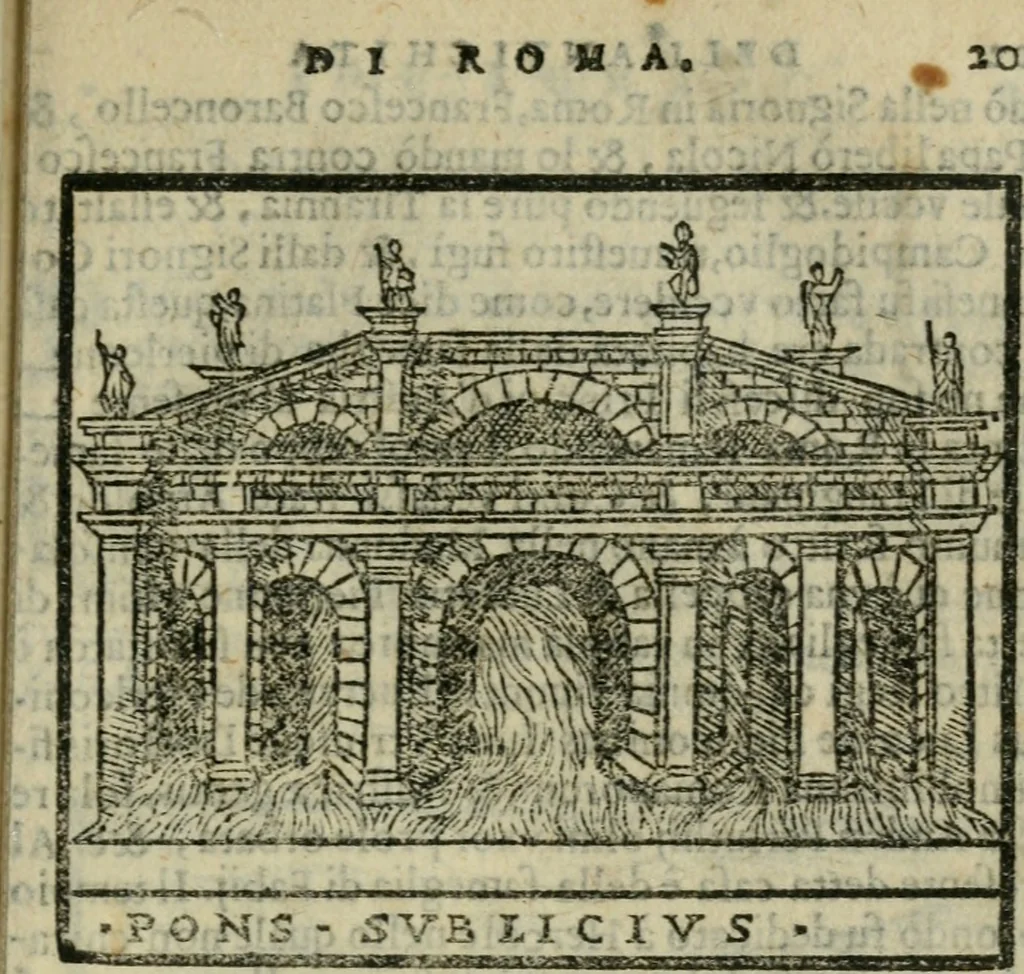 An illustration from Le cose maravigliose dell'alma citta di Roma : anfiteatro del mondo, 1600, leaf 220