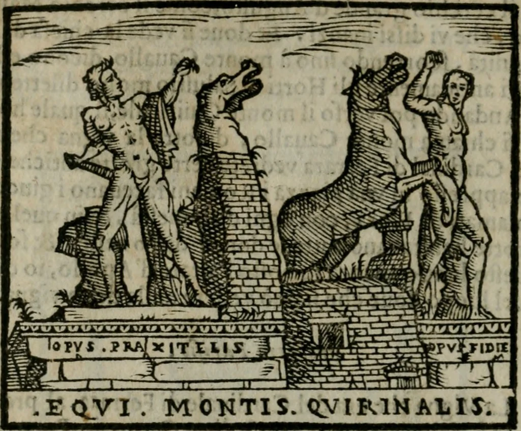 An illustration from Le cose maravigliose dell'alma citta di Roma : anfiteatro del mondo, 1600, leaf 233