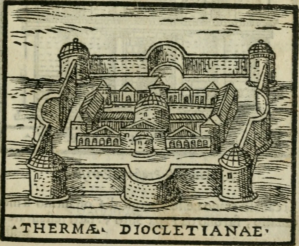 An illustration from Le cose maravigliose dell'alma citta di Roma : anfiteatro del mondo, 1600, leaf 234