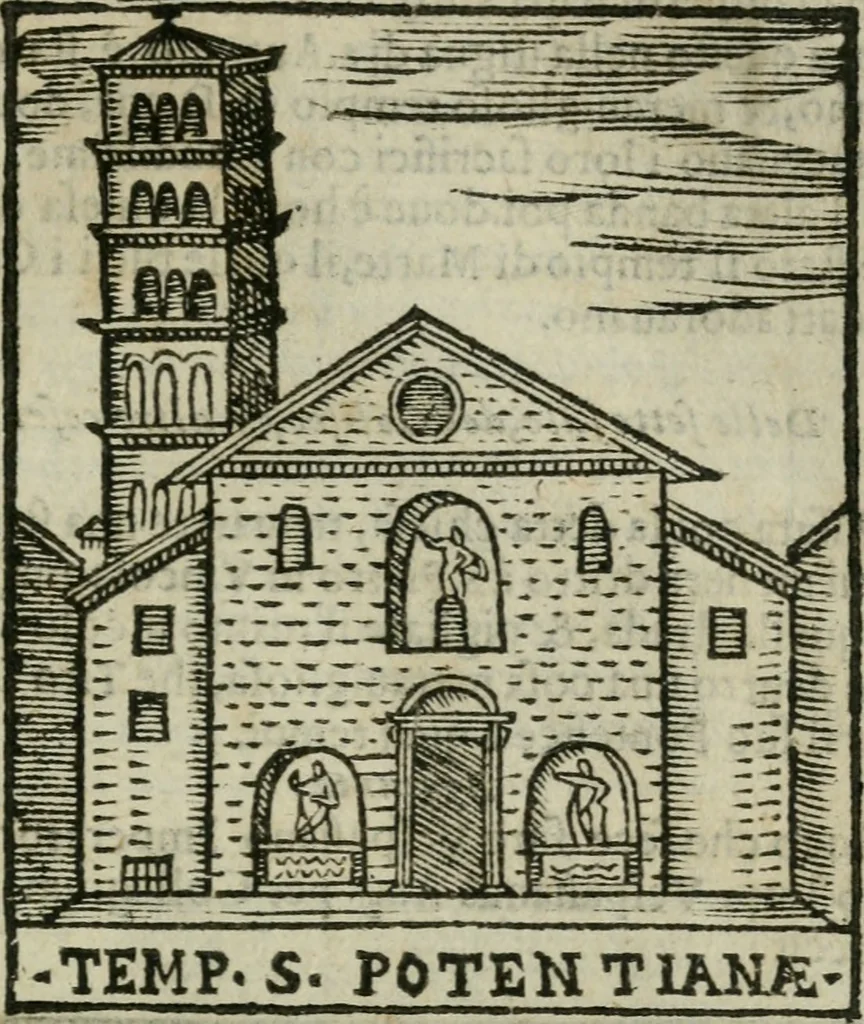 An illustration from Le cose maravigliose dell'alma citta di Roma : anfiteatro del mondo, 1600, leaf 242