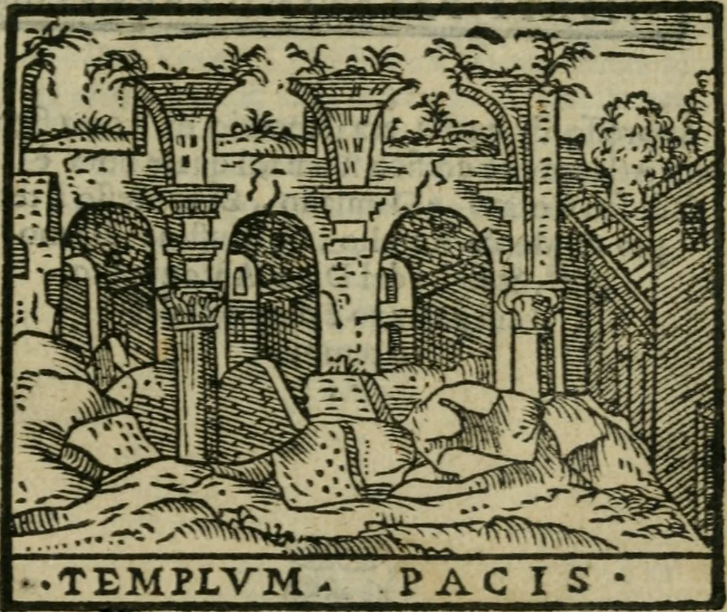 An illustration from Le cose maravigliose dell'alma citta di Roma : anfiteatro del mondo, 1600, leaf 246