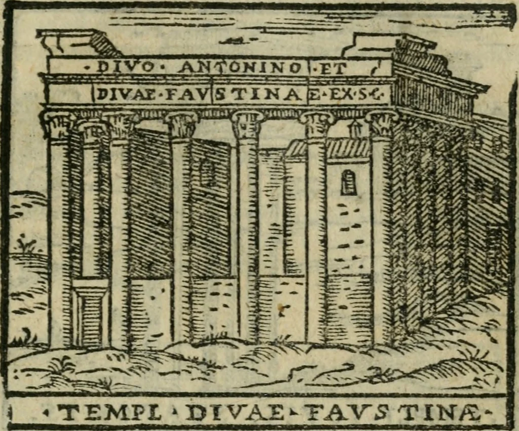 An illustration from Le cose maravigliose dell'alma citta di Roma : anfiteatro del mondo, 1600, leaf 248