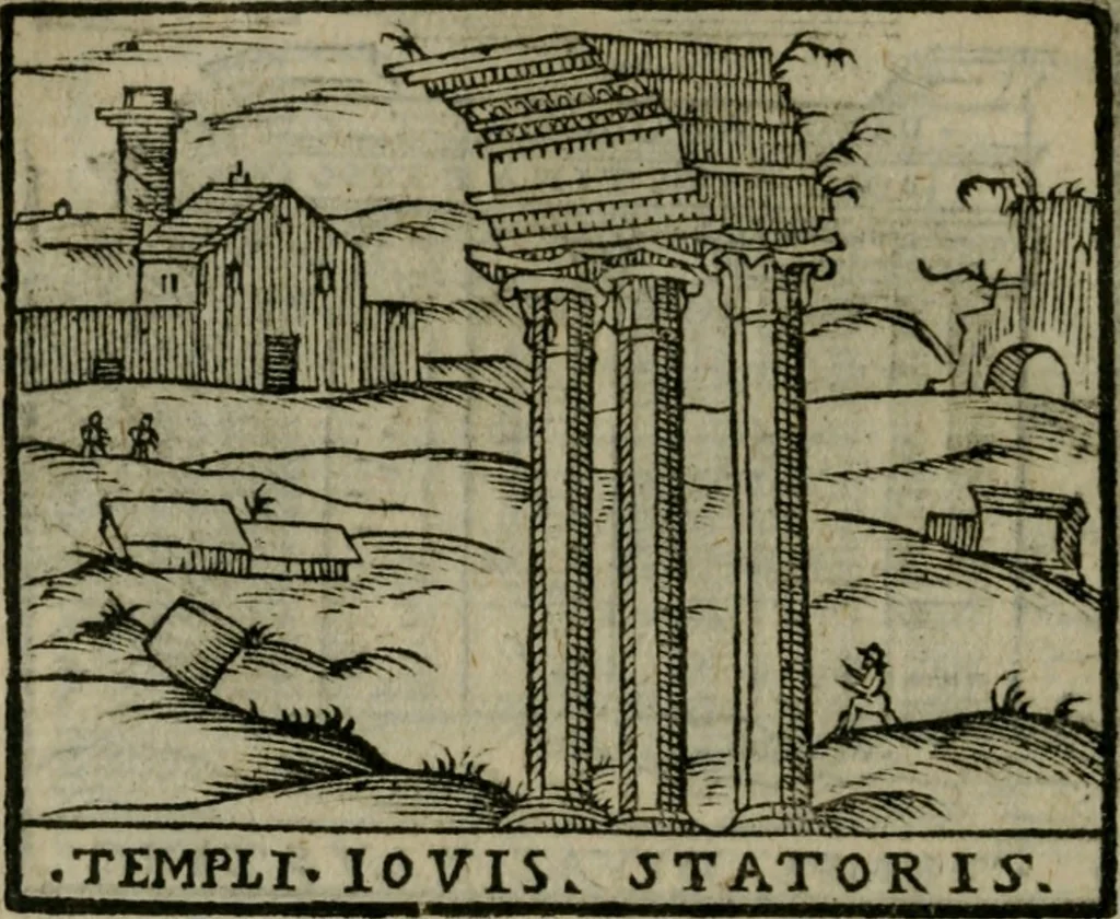 An illustration from Le cose maravigliose dell'alma citta di Roma : anfiteatro del mondo, 1600, leaf 249