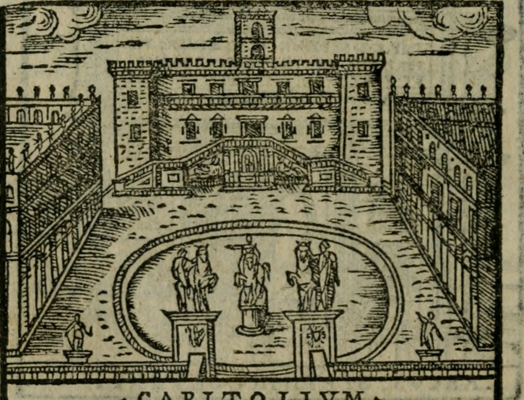 An illustration from Le cose maravigliose dell'alma citta di Roma : anfiteatro del mondo, 1600, leaf 251