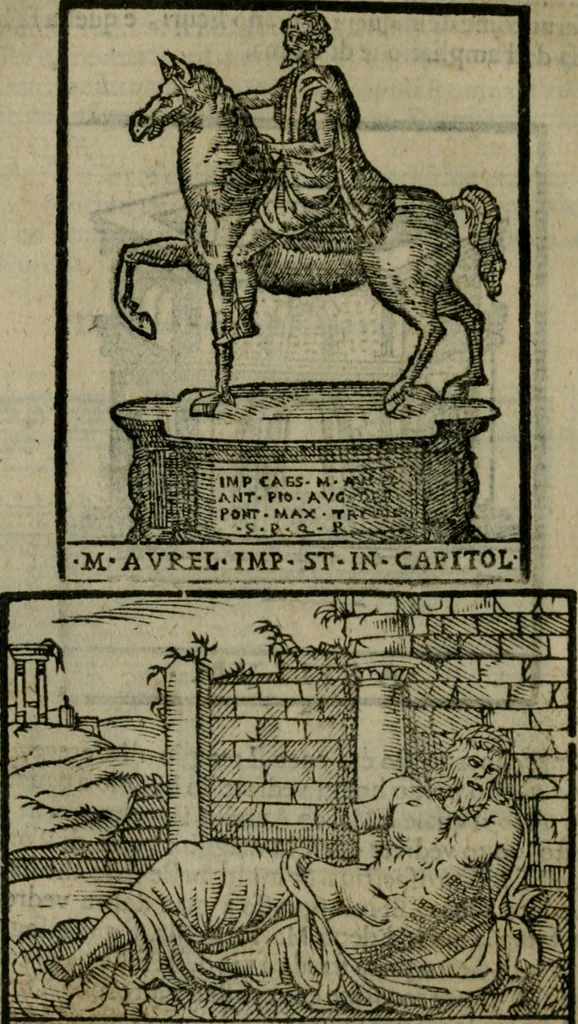 An illustration from Le cose maravigliose dell'alma citta di Roma : anfiteatro del mondo, 1600, leaf 253