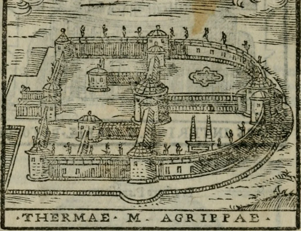 An illustration from Le cose maravigliose dell'alma citta di Roma : anfiteatro del mondo, 1600, leaf 267