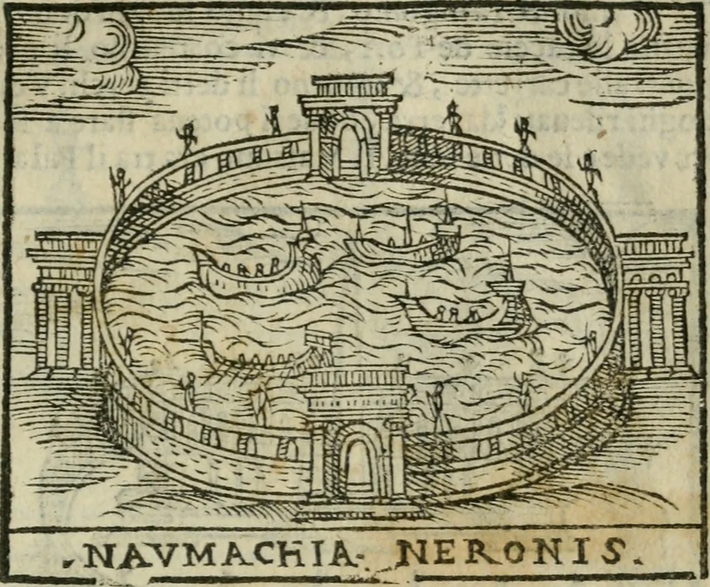 An illustration from Le cose maravigliose dell'alma citta di Roma : anfiteatro del mondo, 1600, leaf 284