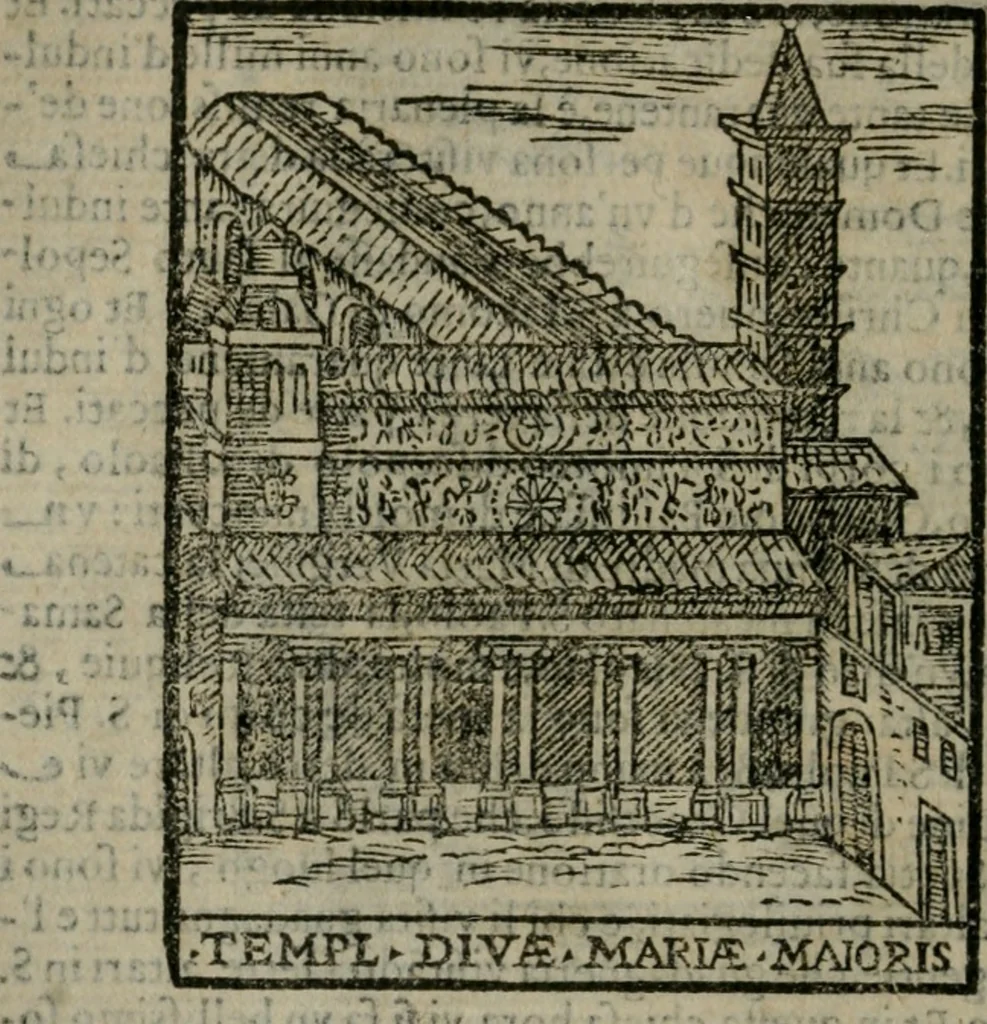 An illustration from Le cose maravigliose dell'alma citta di Roma : anfiteatro del mondo, 1600, leaf 29