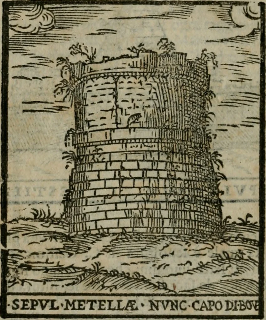 An illustration from Le cose maravigliose dell'alma citta di Roma : anfiteatro del mondo, 1600, leaf 295