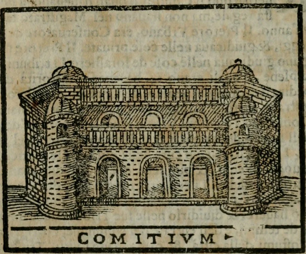 An illustration from Le cose maravigliose dell'alma citta di Roma : anfiteatro del mondo, 1600, leaf 311
