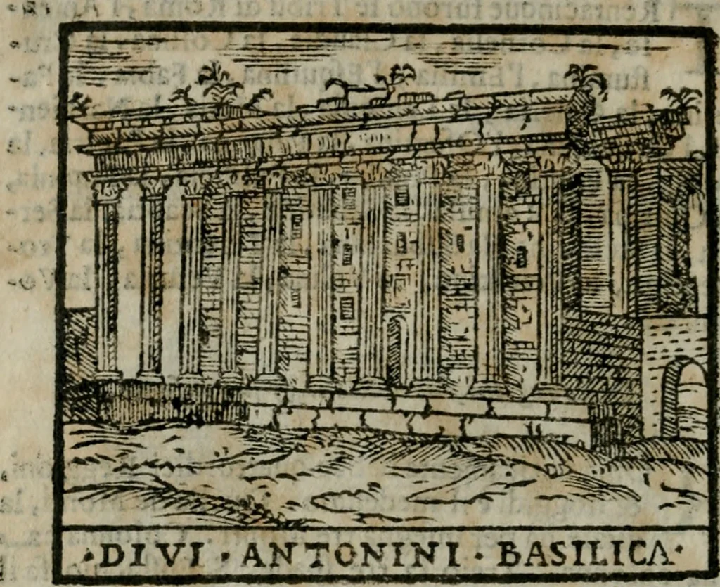 An illustration from Le cose maravigliose dell'alma citta di Roma : anfiteatro del mondo, 1600, leaf 313
