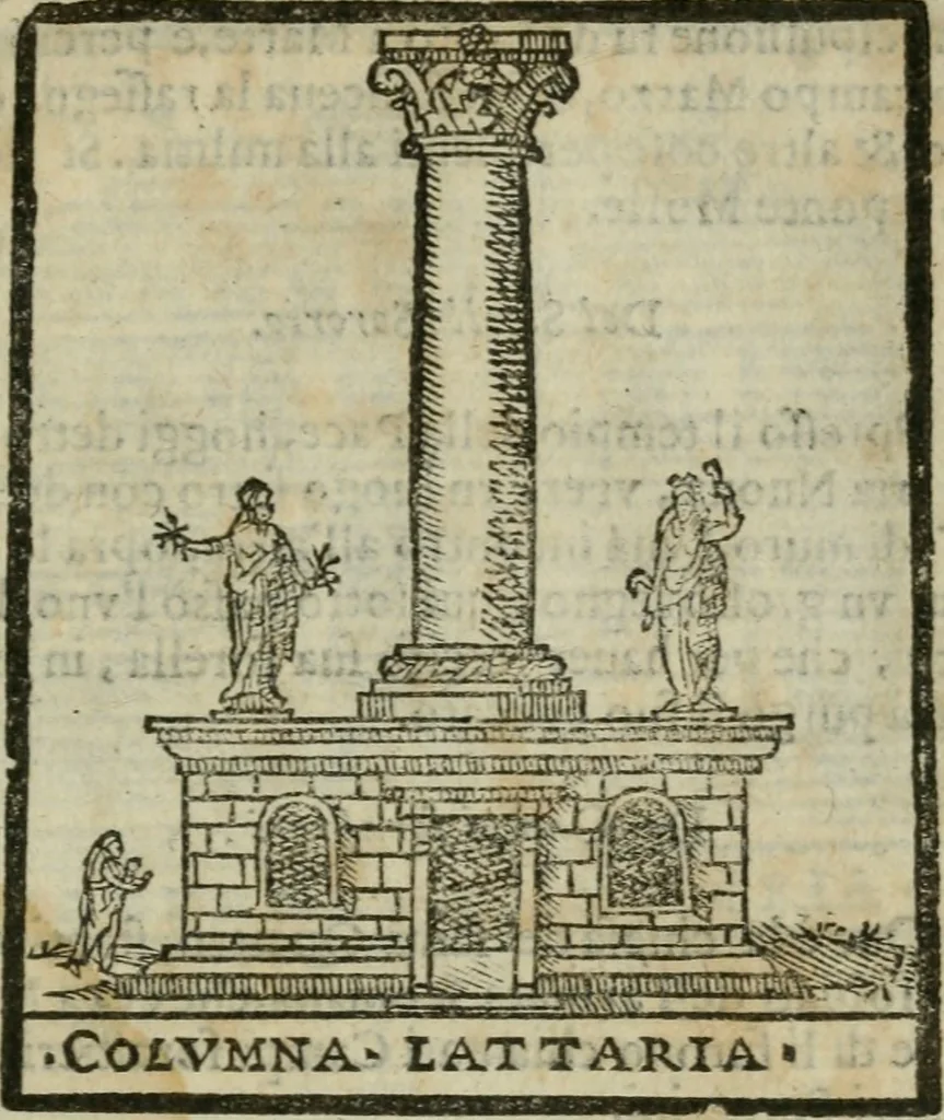 An illustration from Le cose maravigliose dell'alma citta di Roma : anfiteatro del mondo, 1600, leaf 324