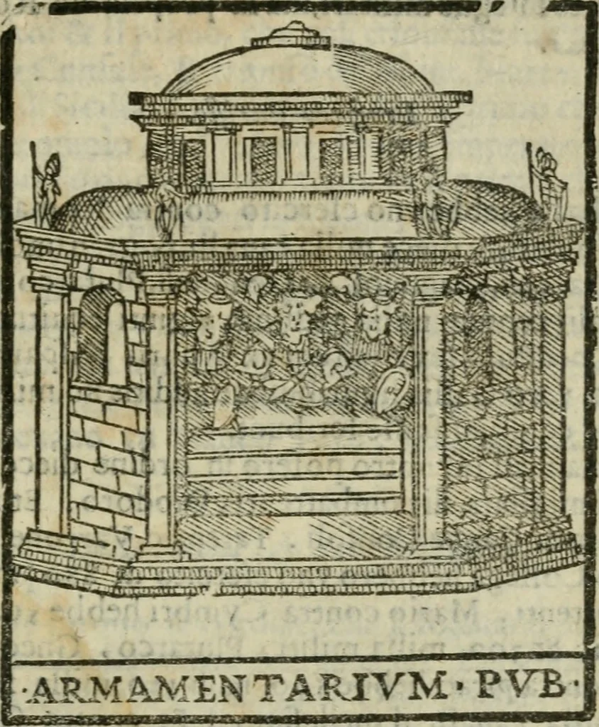 An illustration from Le cose maravigliose dell'alma citta di Roma : anfiteatro del mondo, 1600, leaf 336