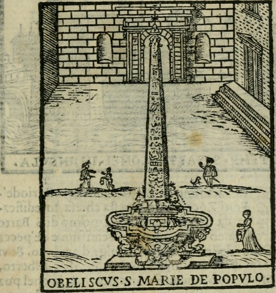 An illustration from Le cose maravigliose dell'alma citta di Roma : anfiteatro del mondo, 1600, leaf 44