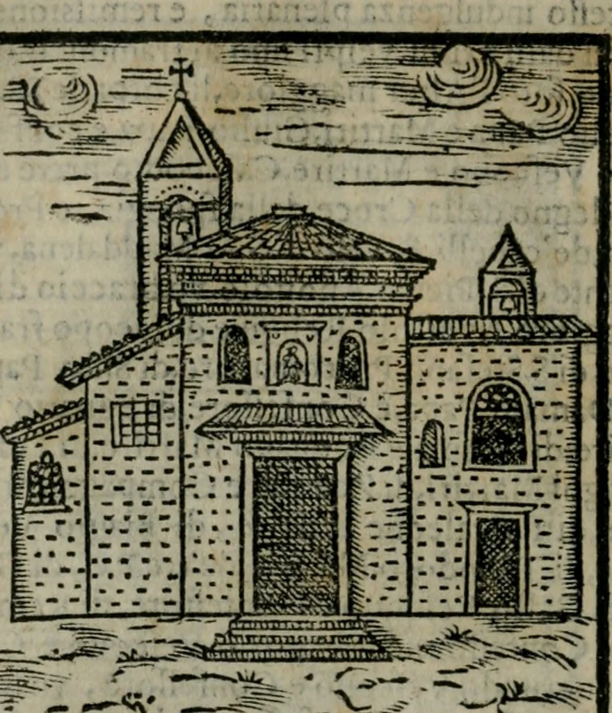 An illustration from Le cose maravigliose dell'alma citta di Roma : anfiteatro del mondo, 1600, leaf 51