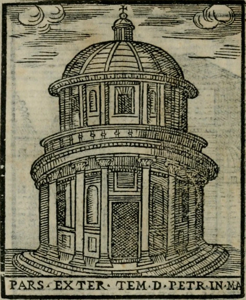An illustration from Le cose maravigliose dell'alma citta di Roma : anfiteatro del mondo, 1600, leaf 53