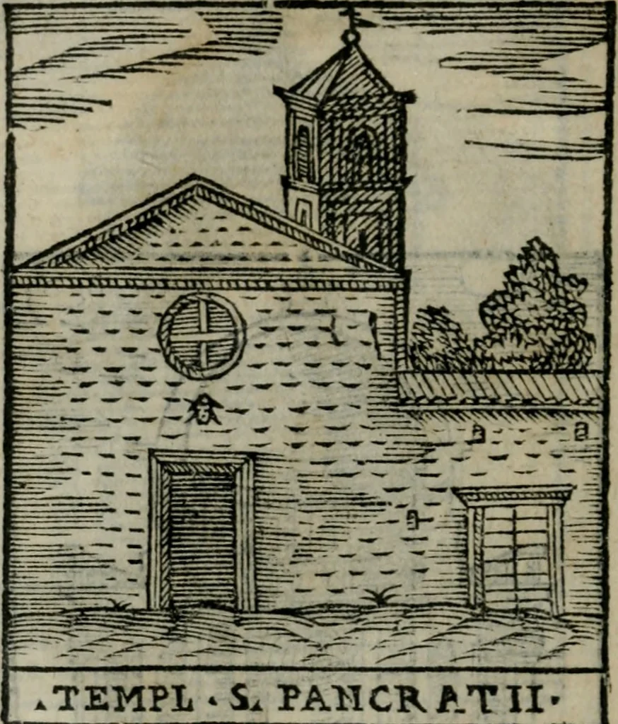 An illustration from Le cose maravigliose dell'alma citta di Roma : anfiteatro del mondo, 1600, leaf 55