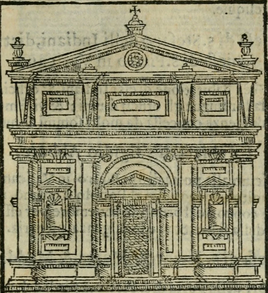 An illustration from Le cose maravigliose dell'alma citta di Roma : anfiteatro del mondo, 1600, leaf 58