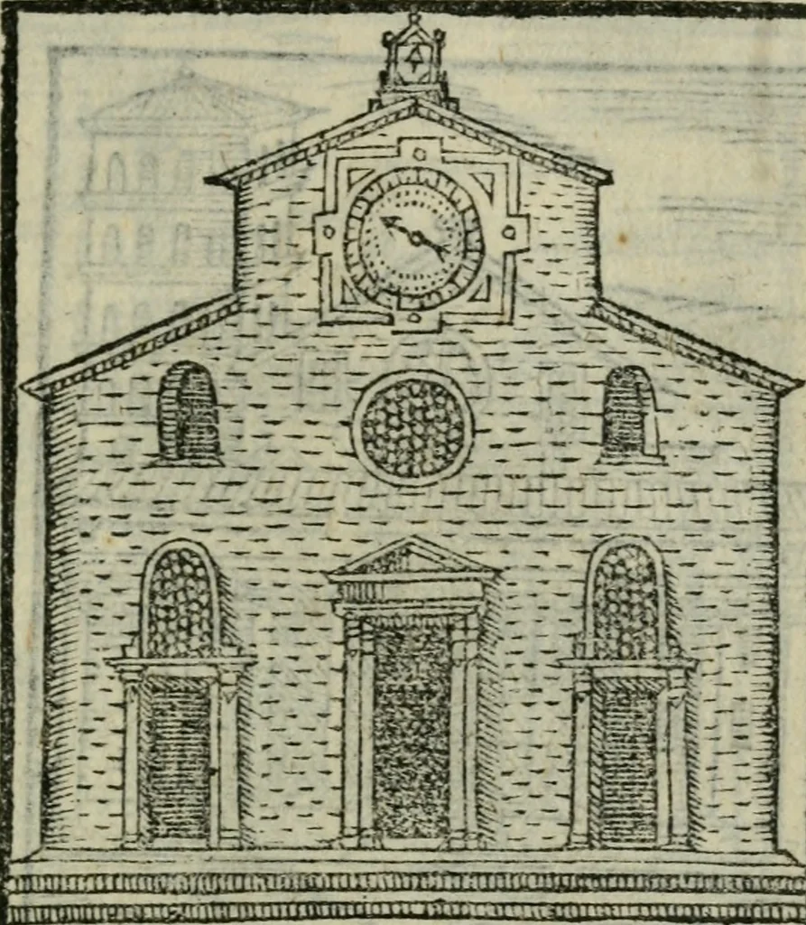 An illustration from Le cose maravigliose dell'alma citta di Roma : anfiteatro del mondo, 1600, leaf 66