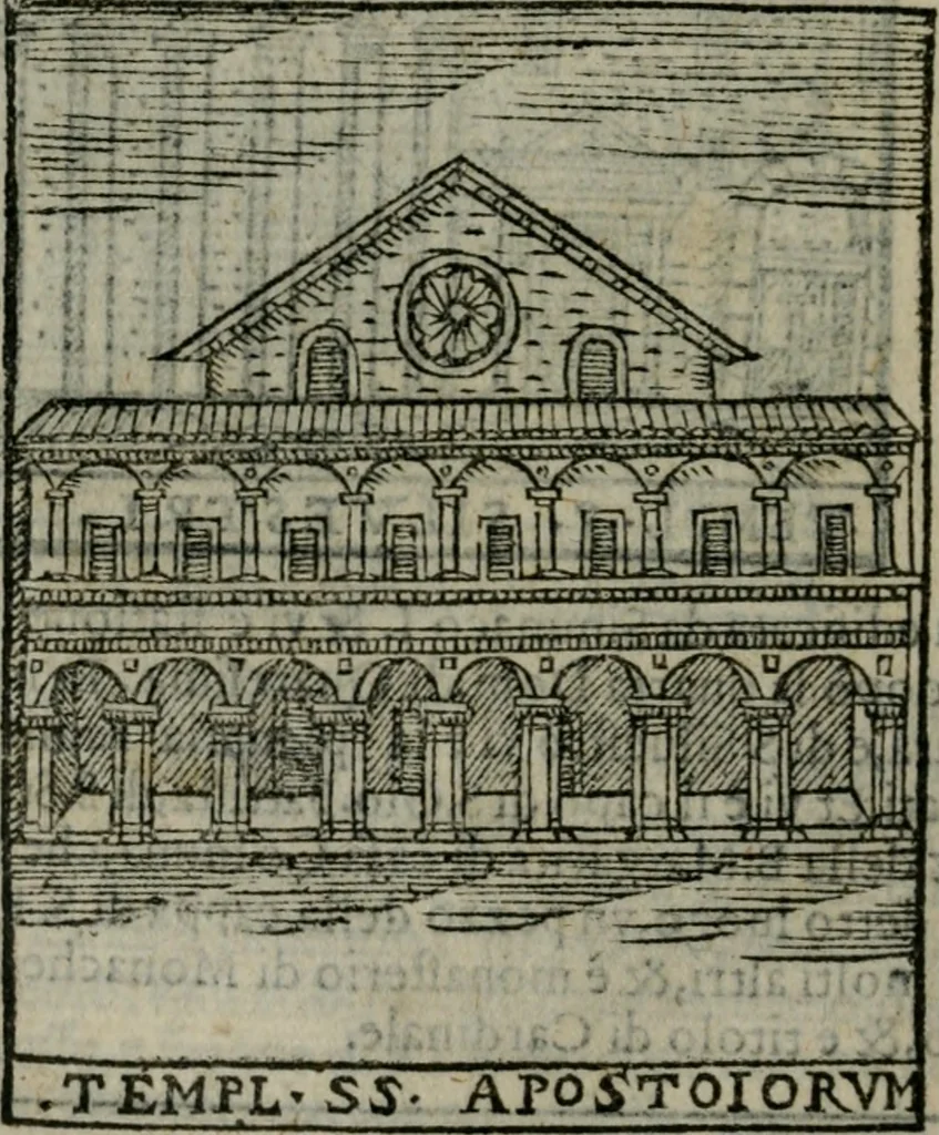 An illustration from Le cose maravigliose dell'alma citta di Roma : anfiteatro del mondo, 1600, leaf 69