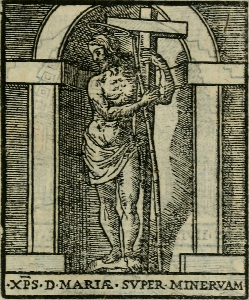 An illustration from Le cose maravigliose dell'alma citta di Roma : anfiteatro del mondo, 1600, leaf 82