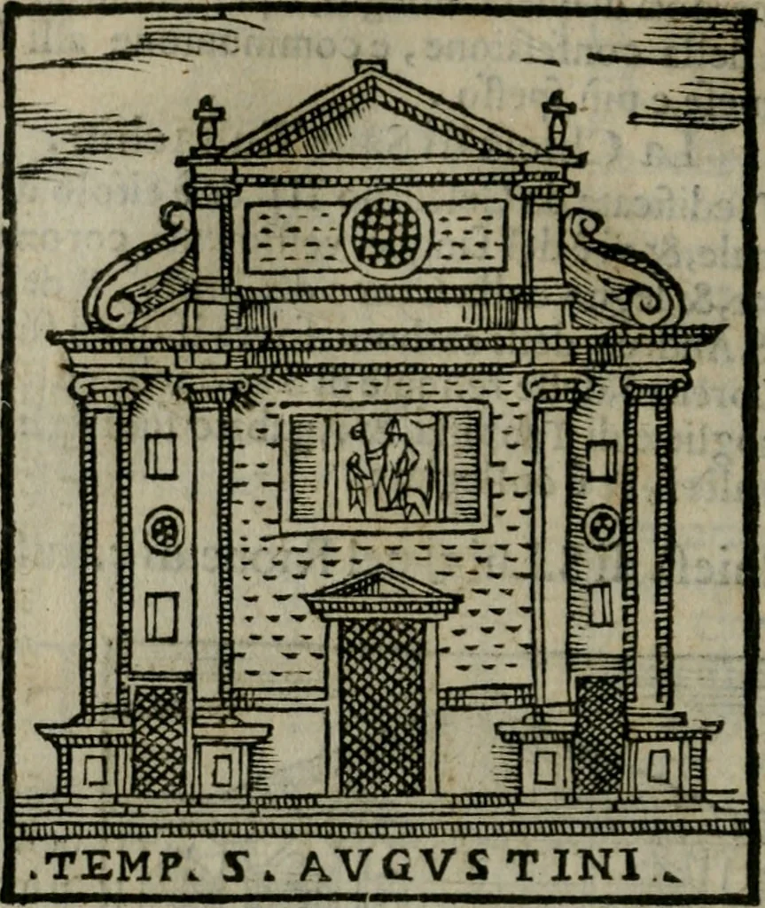 An illustration from Le cose maravigliose dell'alma citta di Roma : anfiteatro del mondo, 1600, leaf 89