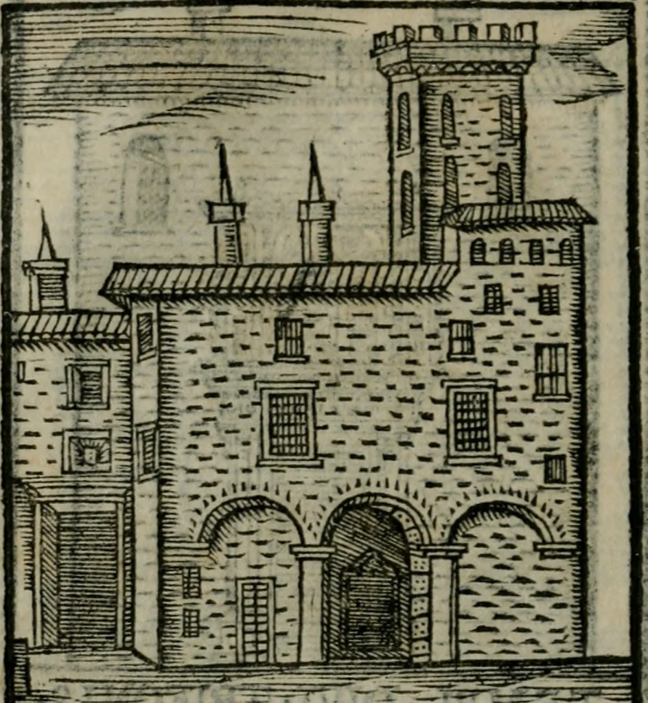 An illustration from Le cose maravigliose dell'alma citta di Roma : anfiteatro del mondo, 1600, leaf 91