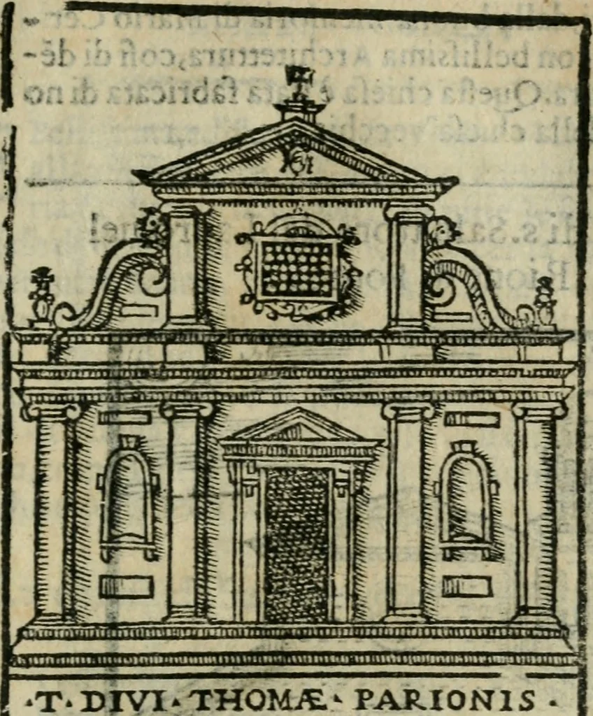 An illustration from Le cose maravigliose dell'alma citta di Roma : anfiteatro del mondo, 1600, leaf 98