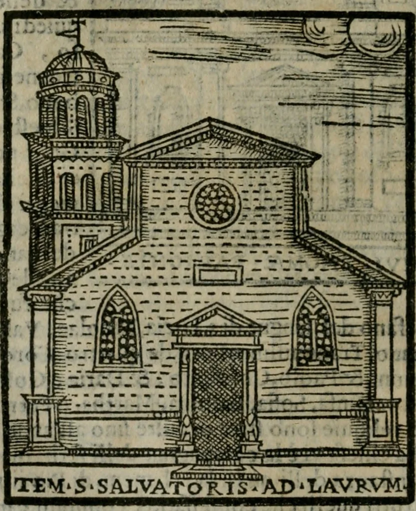 An illustration from Le cose maravigliose dell'alma citta di Roma : anfiteatro del mondo, 1600, leaf 99
