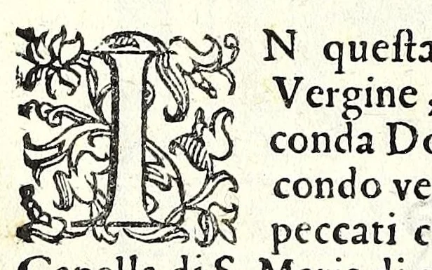 An illustration from Le cose maravigliose dell'alma città di Roma : dove si veggono il movimento delle guglie, & gli acquedutti per condurre l'Acqua Felice, le ample e commode strade, fatte à beneficio publico dal santissimo Sisto V. P.O.M. : et si tratta delle chiese, rappresentate in disegno da Gieronimo Francino, con le stationi, & reliquie de' corpi santi che vi sono, et vn trattato del modo d'acquistare l'indulgenze : la guida romana, che insegna facilmente à i forastieri à ritrouare le più notabili cose di Roma : li nomi de i sommi pontefici, imperatori, & altri principi christiani : il numero delle parrocchie & compagnie che sono in Roma : l'antichità di Roma, breuemente raccolta : & vn discorso sopra li fuochi de gli antichi, 1588, leaf 126