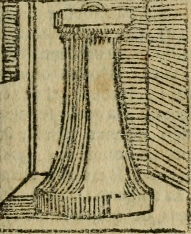 An illustration from Le cose maravigliose di Roma : cioè, chiese, e luoghi pij, con la delineatione dell'edificio, loro historia, ornamenti, pitture, e sculture, co'l nome de' pittori e scultori che l'han fatte : cimiterij, reliquie, corpi santi, stationi, & indulgenze che vi sono ... : la guida romana, che insegna a' forastieri di trouar facilmente le sudette cose ; i nomi de' sommi pontefici, imperatori, rè & altri prencipi christiani : le sette famose marauiglie del mondo : con le poste principali d'Italia & altre cose notabili, 1640, leaf 54