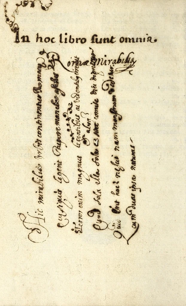 An illustration from Le cose meravigliose dell'alma città di Roma : doue si tratta delle chiese, stationi, & reliquie de' corpi santi, che vi sono : con la guida romana, che insegna facilmente a' forastieri di ritrouare le più notabili cose di Roma : i nomi de' sommi pontefici, imperatori, & altri principi christiani : et di nvovo corretto et ampliato con le cose notabili fatte da papa Sisto V. & da Clemente VIII, 1596, leaf 100