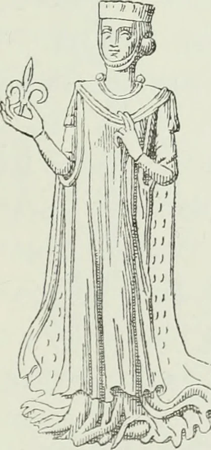 An illustration from Le Costume au Moyen âge d'après les sceaux ..., 1880, leaf 114