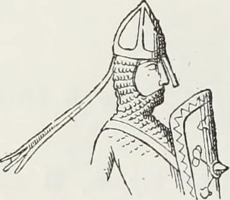 An illustration from Le Costume au Moyen âge d'après les sceaux ..., 1880, leaf 149