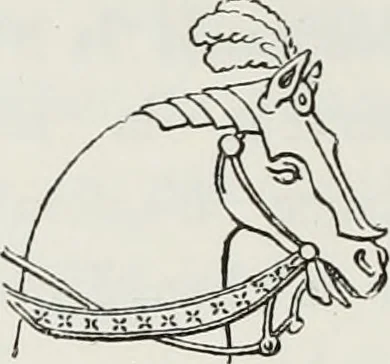 An illustration from Le Costume au Moyen âge d'après les sceaux ..., 1880, leaf 191
