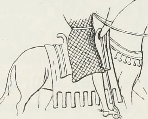An illustration from Le Costume au Moyen âge d'après les sceaux ..., 1880, leaf 193