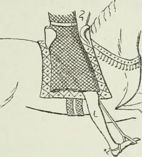 An illustration from Le Costume au Moyen âge d'après les sceaux ..., 1880, leaf 194