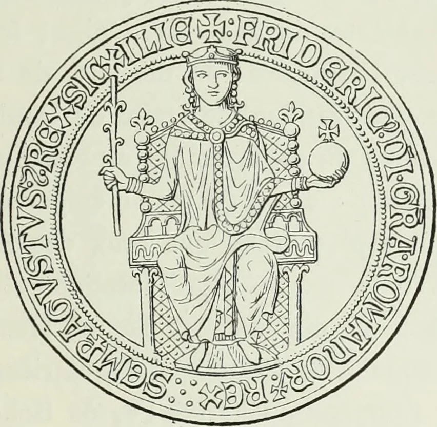 An illustration from Le Costume au Moyen âge d'après les sceaux ..., 1880, leaf 20